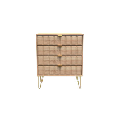 Alard 77cm W 4 - Drawer Chest of Drawers