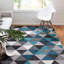  Tapis bleu / gris Argyle-1582611474