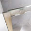 Porte de douche, porte de douche coulissante en aluminium avec quincaillerie en acier inoxydable durable-124899086