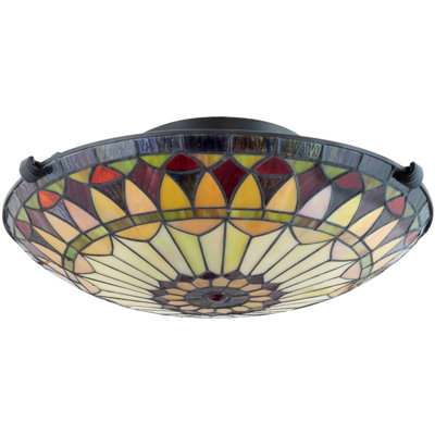 Plafonnier semi-encastré 16 po 2 lumières Lorentz