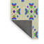 Tapis bleu / vert / orange tissé à la machine-606216499