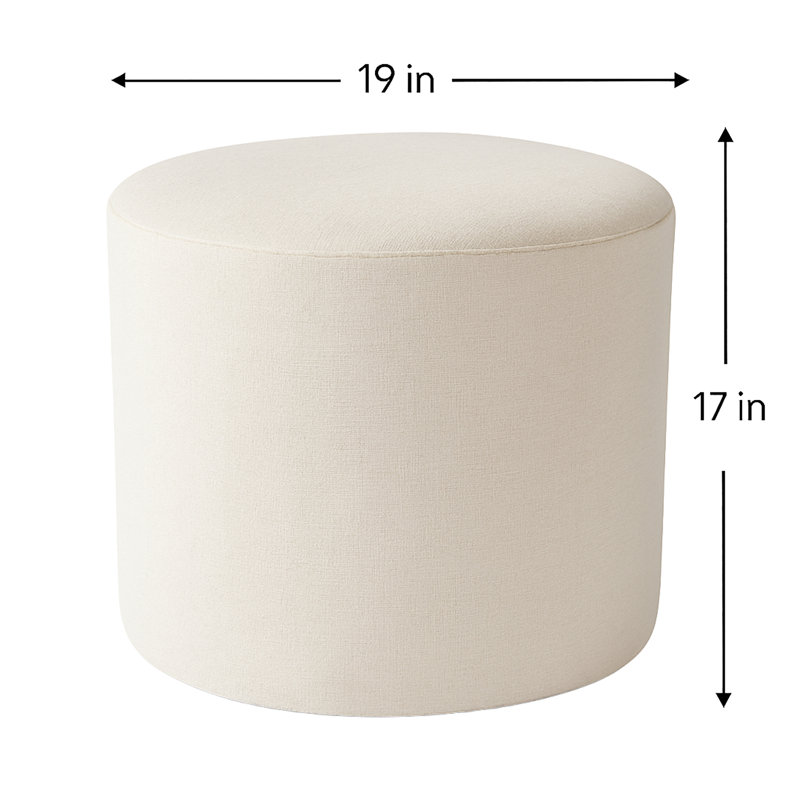 Repose-pieds Crescendo, Polyester blanc