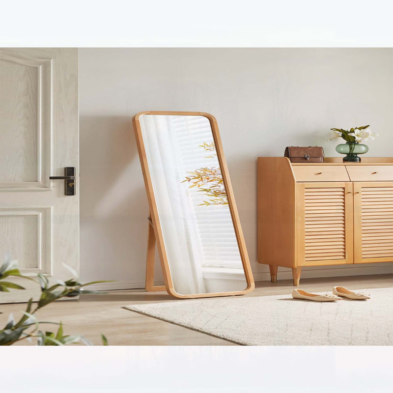 Miroir pleine grandeur en bois, Natural Wood Wash