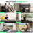 Modern Fabric Convertible Sleeper Sofa Bed, Foldable with 4 in Single Floor Mattress