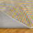 Alfa Rich Roemer Geometric Gray & Gold Washable Woven Cotton Area Rugs for Living Room Bedroom Kitchen-1326012437