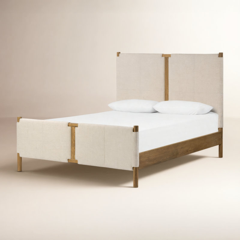 Salado Bed-Antigo Natural-Queen, Queen, Antigo Natural