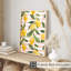 «Food and Kitchen Lemons & Stripes IV», reproduction d'art moderne sans cadre-404774936