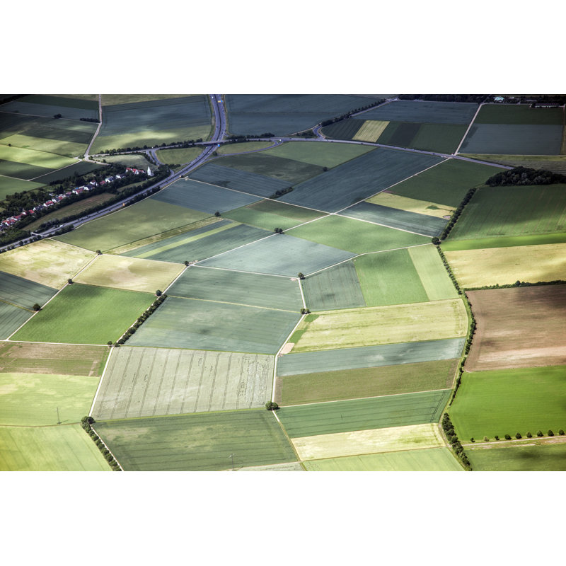 Arrielle Arrielle Rural Eiffel Area - Wrapped Canvas Print, 30cm H x 46cm W x 3.8cm D
