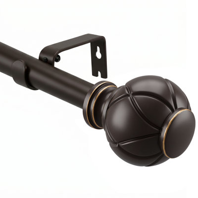Tringle à rideaux simple ajustable Derra