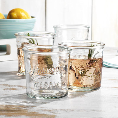 Retroware 12 oz. Handmade Mason Jar Set