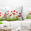 Coquelicots sur fond blanc - coussin floral-29892318-29892322