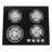 DALELEE 4-Burner Built-in Countertop Gas Stove