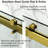 60'' W x 76'' H Door Sliding Frameless Shower Door with 3/8-in (10mm)Tempered Glass-110505207