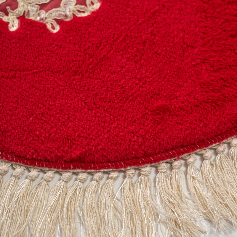 Ensemble de salle de bain 3 pièces Dambrosio, Rouge / beige