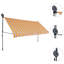 Dakota Fields Fabric Cover Retractable Patio Awning-413255012-486486317