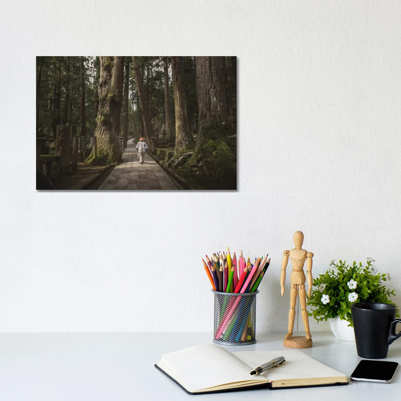 Japan Okunoin by Daniel Kordan - Wrapped Canvas Print, 20.32 cm H x 30.48 cm W