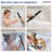 Solid Brass Waterfall Bathtub Faucets with Anti-Scald Pressure Balance Valve, Wall Mounted Tub Spout with Handshower-73468193