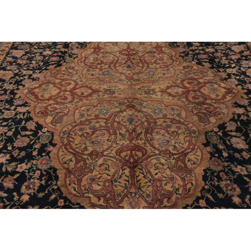 Antique One-of-a-Kind 12'6" X 28'2" Hand Knotted Area Rug