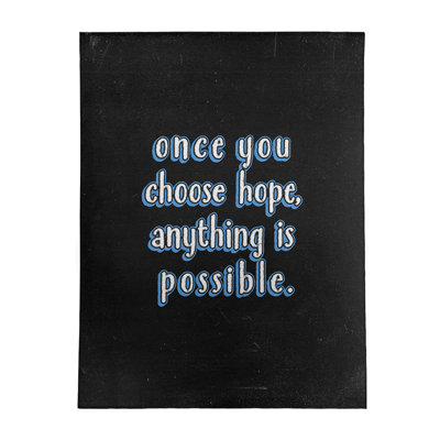 Tapis en chenille de polyester de style tableau Quotes