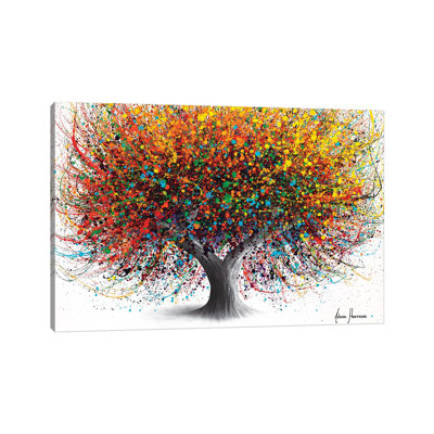 Arbre de festivité - Giclée sur toile tendue avec châssis