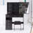 37" Middle Size Left Drawer Desktop Vanity Table With Cushioned Stool,Multi-Layer High Capacity Storage,Practical Fashionable Dresser-868874961