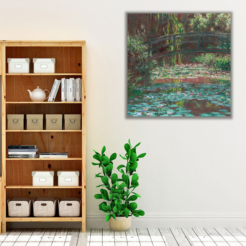 Water Lily Pond, 1900 - reproduction d'art sur toile, H 20 po x l 20 po