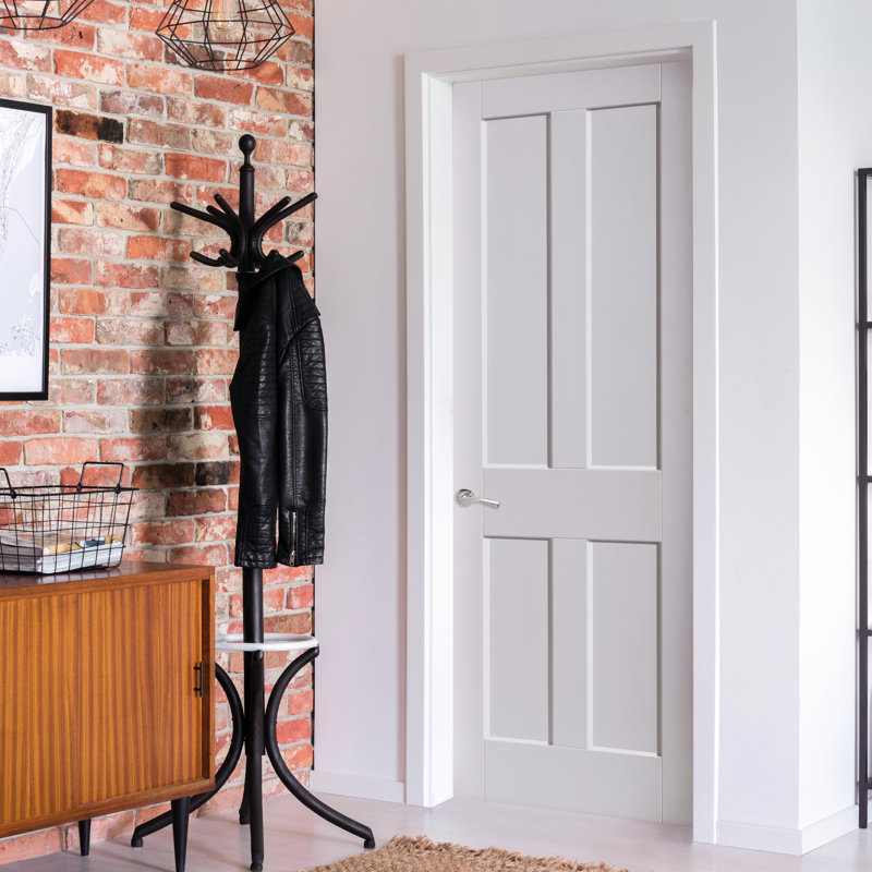 Rushmore Internal Door Primed, 198.1cm H x 76.2cm W x 3.5cm D