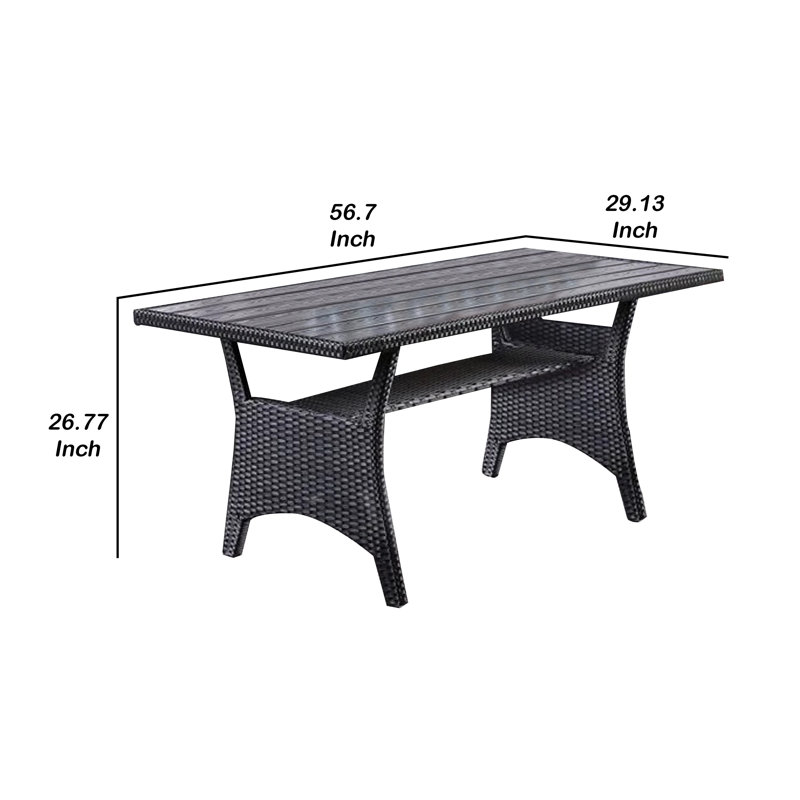 Table de salle à manger Maria Maria, Noir