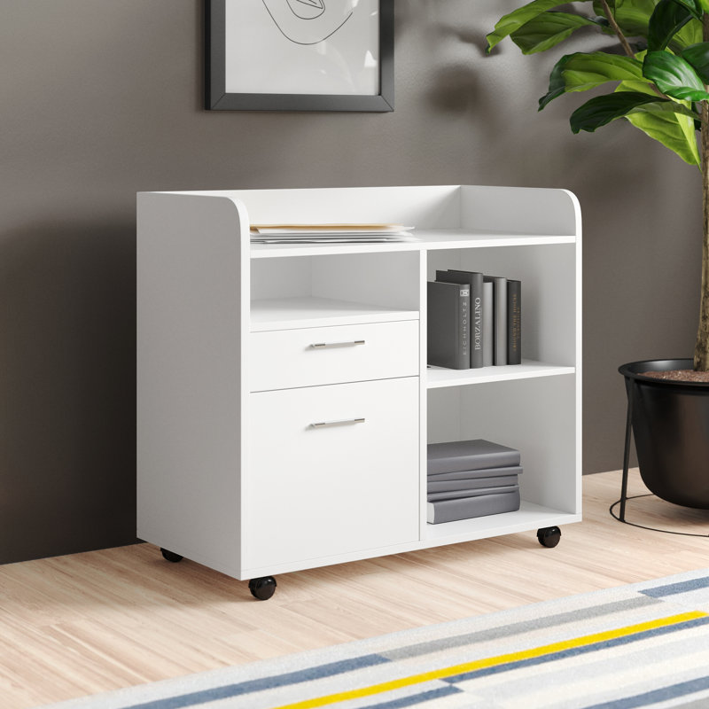 Fern Rock 31.5'' Wide 2 - Drawer Filing Storage Cabinet, White