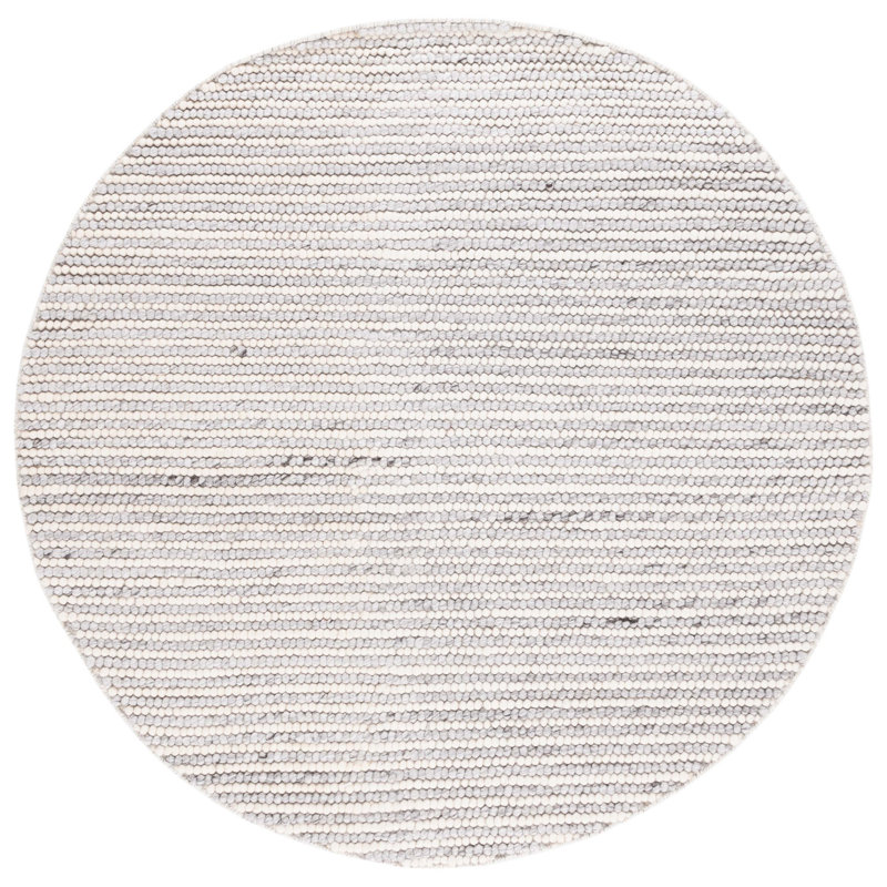 Charvik Striped Indoor Rug, Round 6'