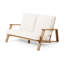 Causeuse d'extérieur avec table basse Paloma