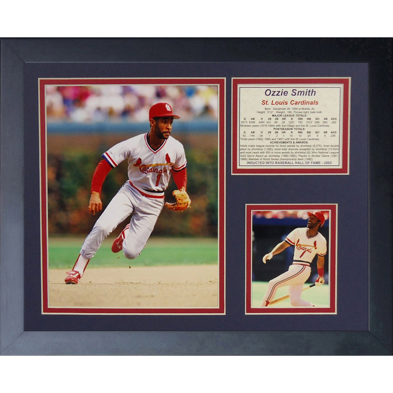 Ozzie Smith - Single Picture Frame Memorabilia