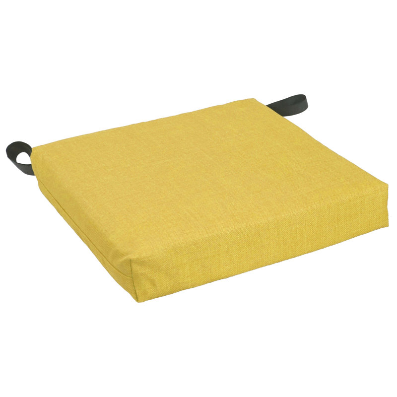 Outdoor 3'' Seat Cushion, Lemon