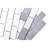 Metro Moon 14.13'' x 10.25'' Porcelain Mosaic Tile-63332396