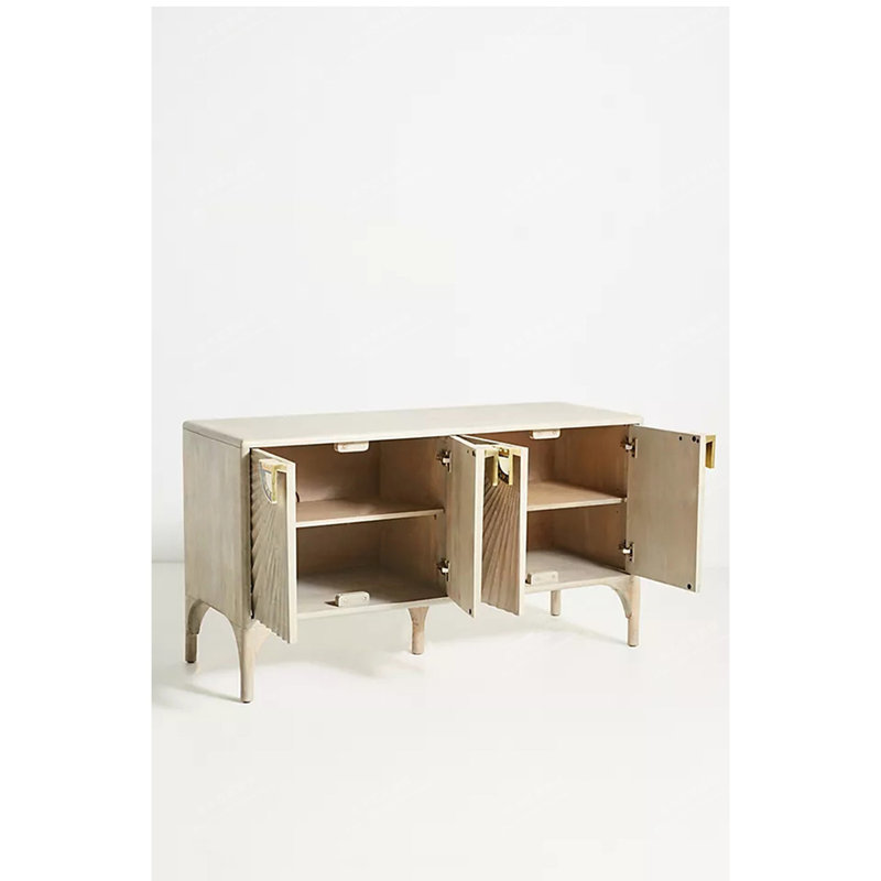 Armoire d'appoint de style européen, Blanc