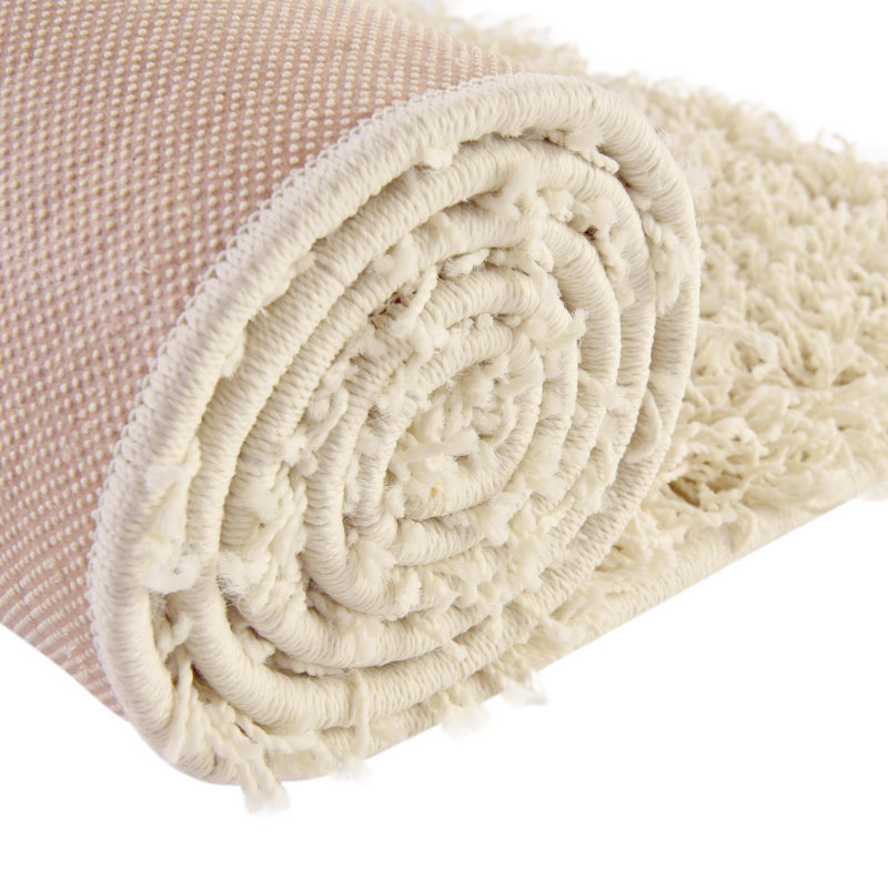 Comfort Solid Shag Indoor Rug, Rectangle 4' x 6'