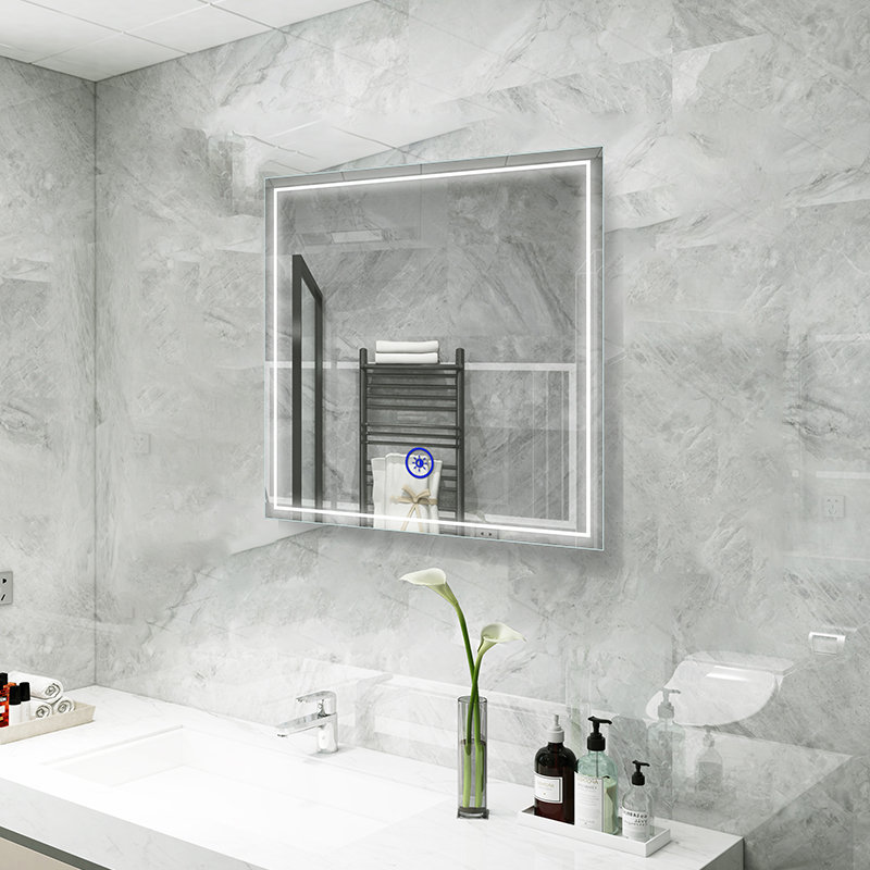 Miroir de salle de bain Kajetan, 31 po x 32 po