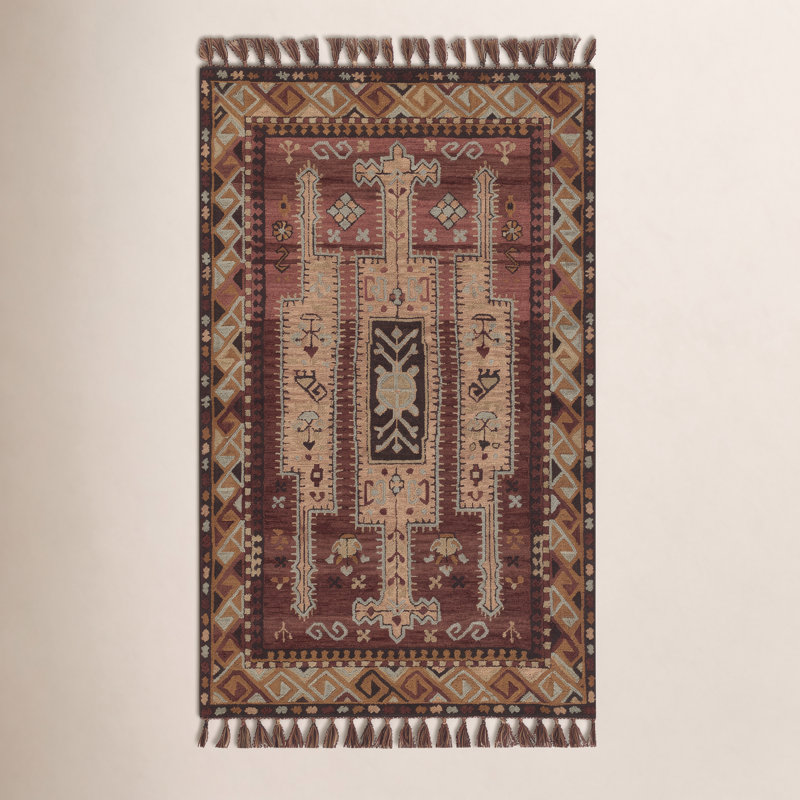 Tahoe Wool Southwestern Area Rug, Rectangle 7'6" x 9'6"