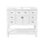 Meuble-lavabo de 36 po avec lavabo supérieur, armoire à miroir moderne avec barre à serviettes, armoire de rangement avec 2 portes à fermeture douce et 6 tiroirs, meuble-lavabo simple-1834850946