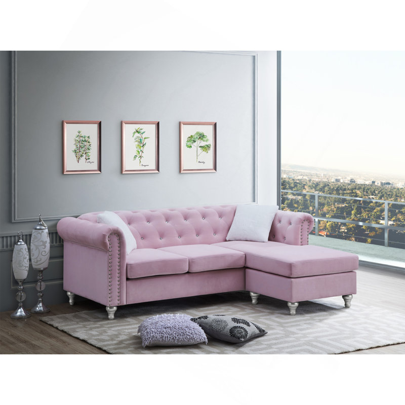 Canapé Raisa G864B-Sch, rose