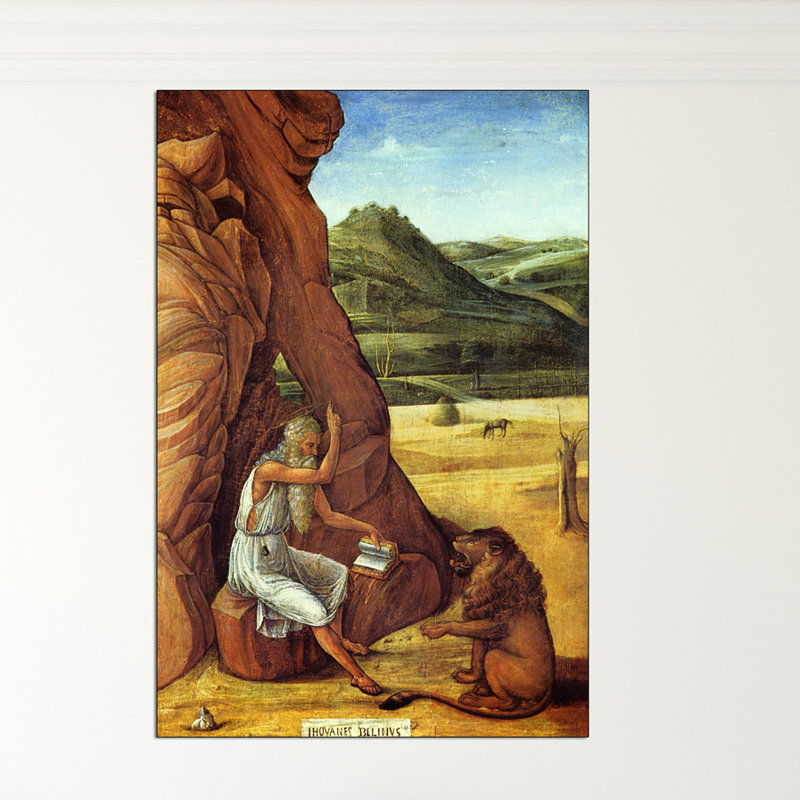 'Jerome in the Desert' Painting Print