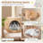 Corrigan Studio® 59" Cattail Cat Tower With Sisal Scratching Posts Perch Condo Soft Hammock Indoor