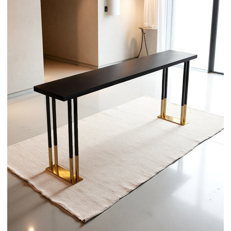 Table de bar Nordic Minimalist, H 41,34 po x L 62,99 po x l 15,75 po