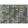 Tapis ikat bleu / brun Ardyth