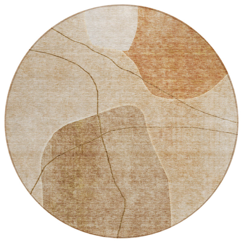 Tapis rond 8 po