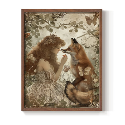 Reproduction encadrée WOMEN Series CDVII - bois massif