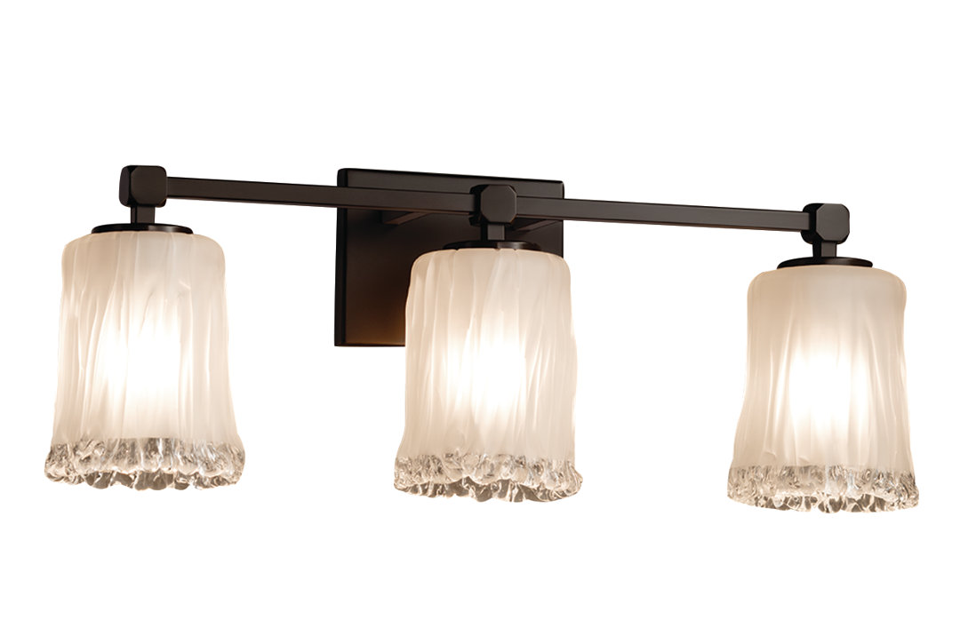 Leroux 3 - Light Dimmable Vanity Light Willa Arlo™ Interiors Shade 