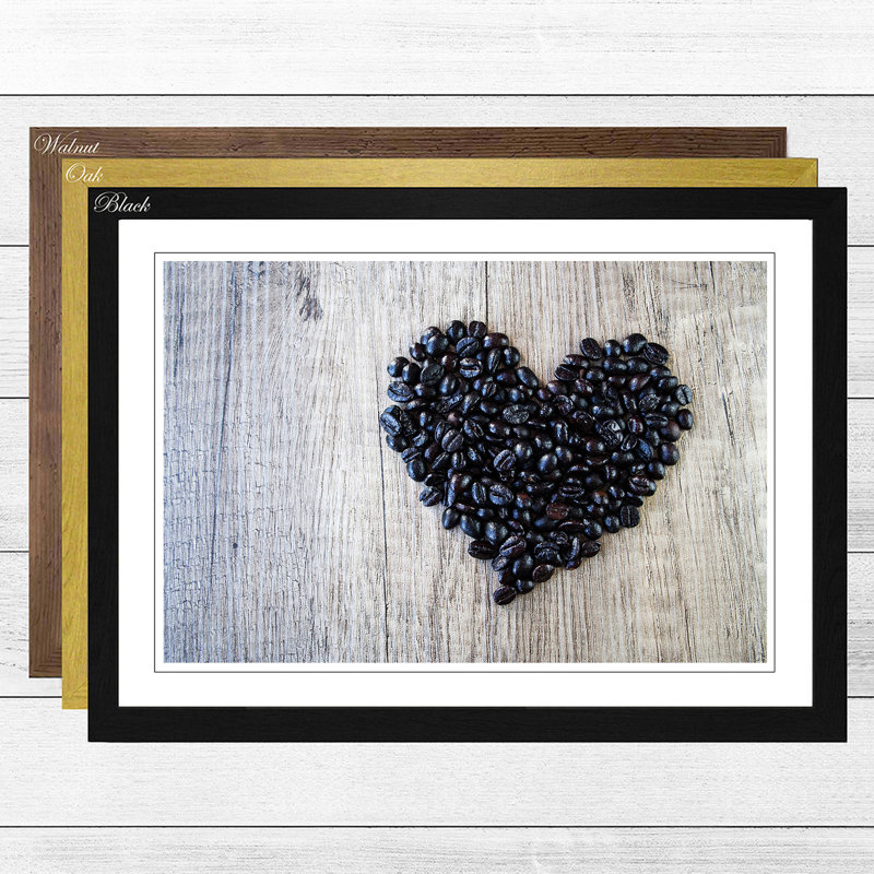 Single Picture Frame Print, Black