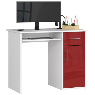 Eldrid Commercial Use 90Cm W Rectangular Computer Desk with Cabinet