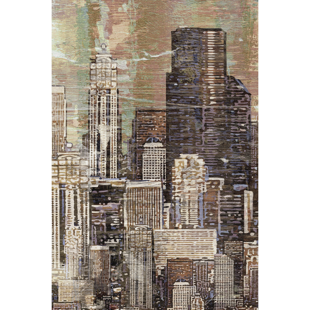 Leinwandbild Washed Skyline I von James Burghardt